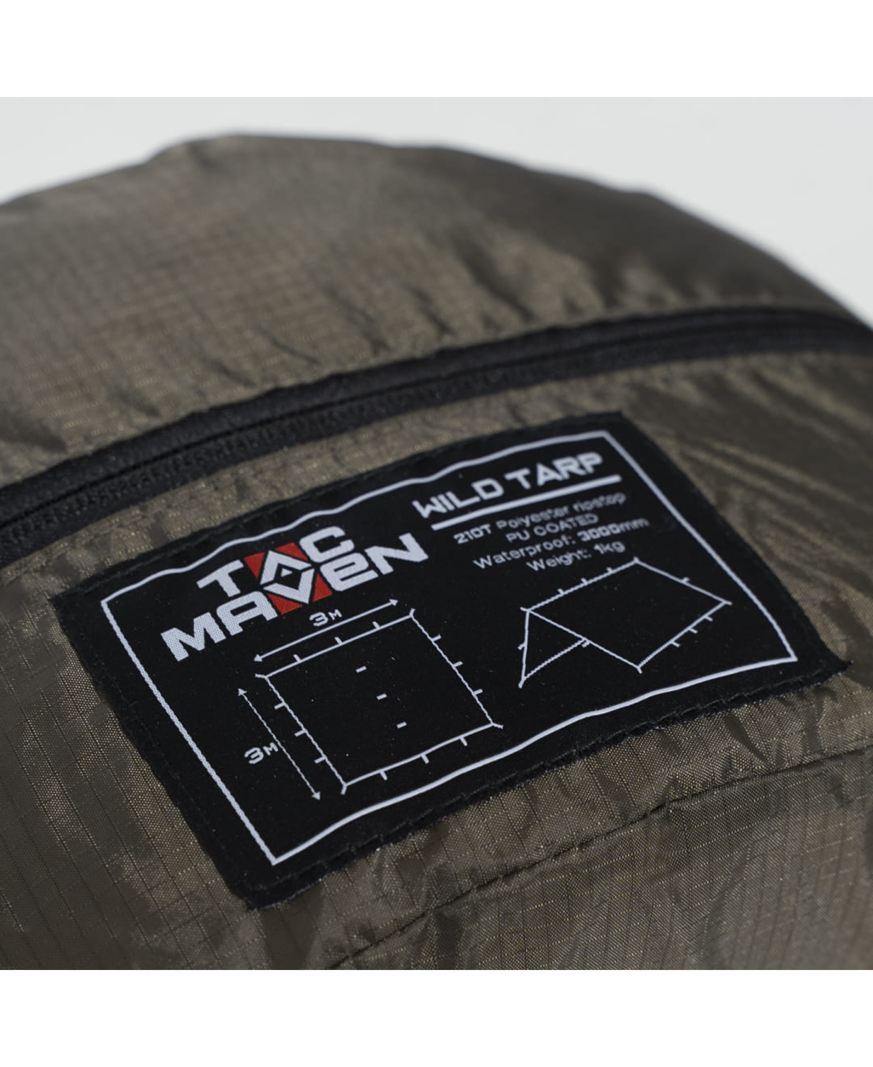 【3点セット】TARP to TARP WANTKEY CAMP Wildway Tent Tarps - Durable, Waterproof & UV Resistant