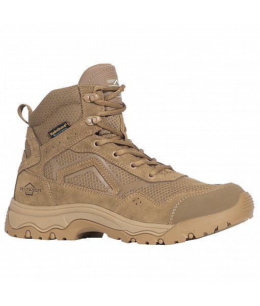 Pentagon Achilles 6" Trekking Boots Tactical Army Hunting Footwear Desert Tan 