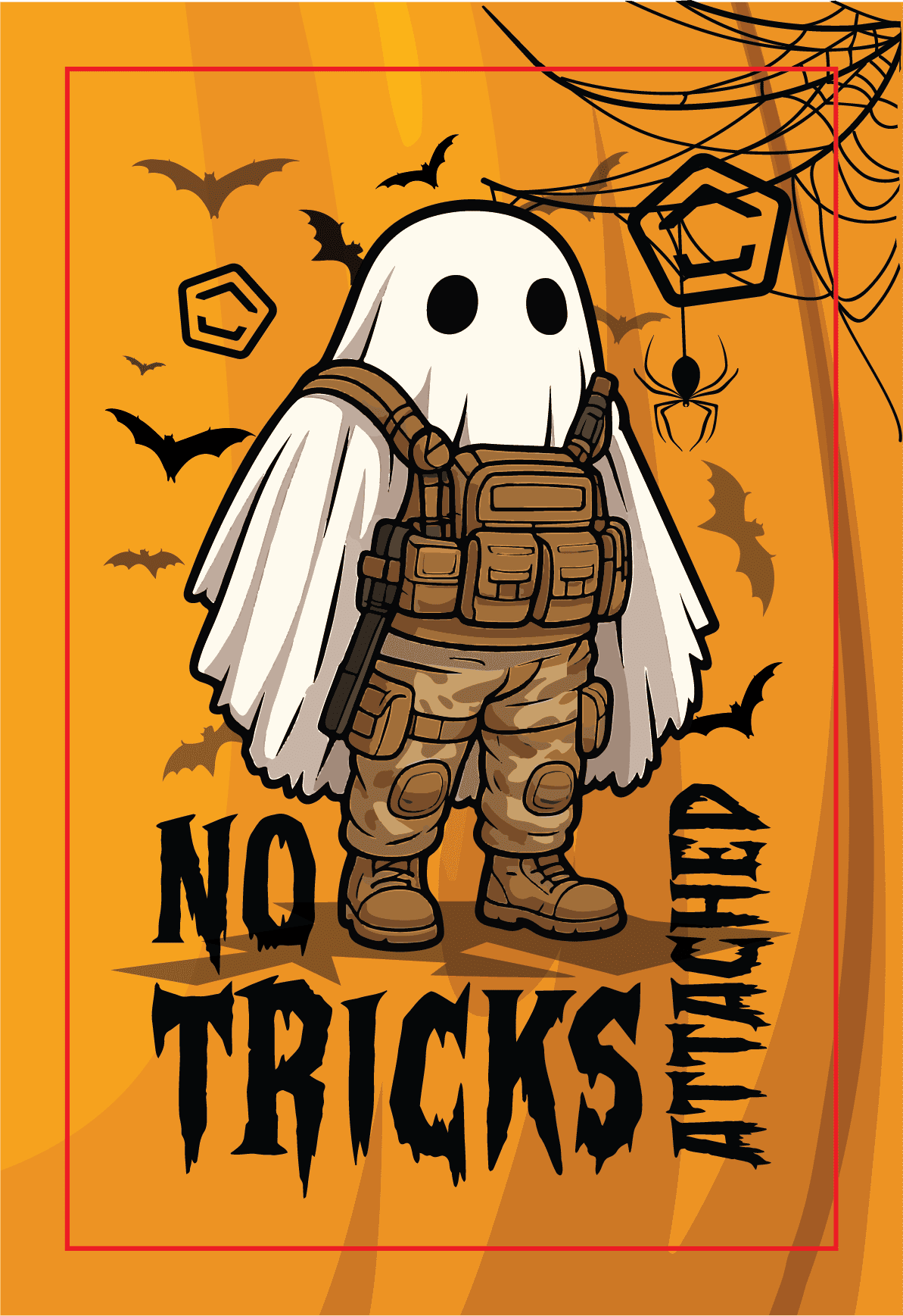 PENTAGON HALLOWEEN STICKER