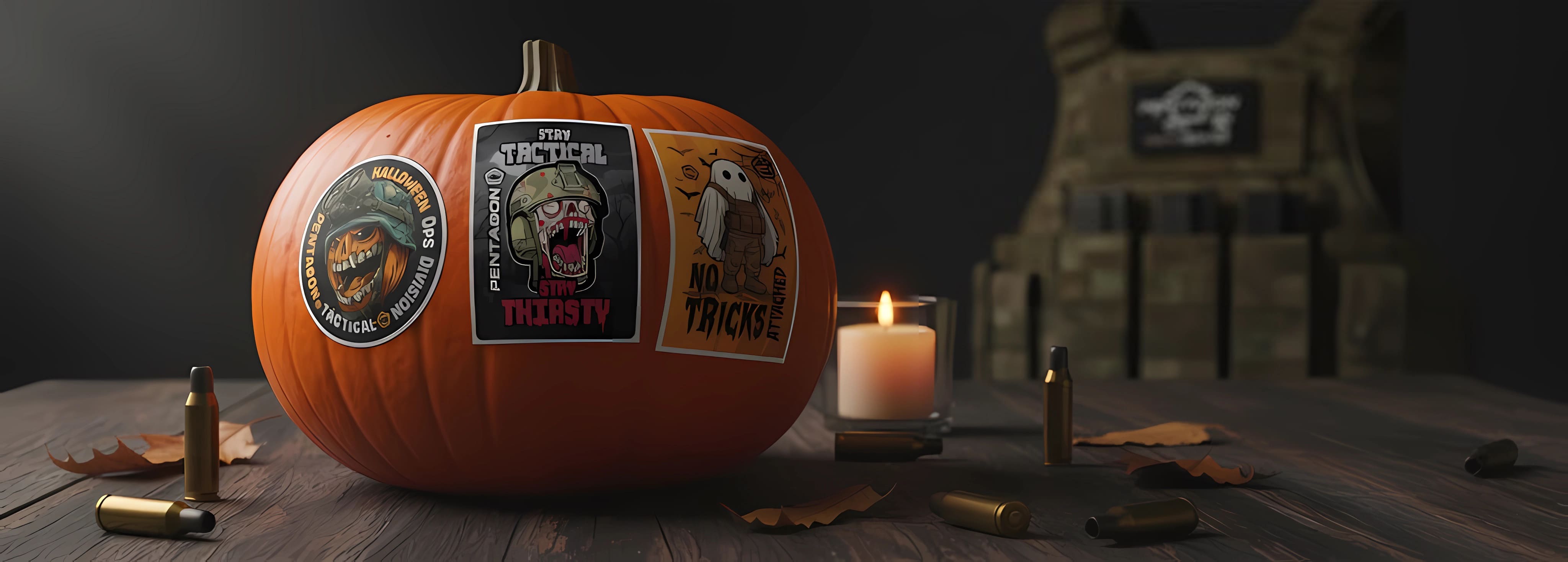PENTAGON HALLOWEEN STICKER