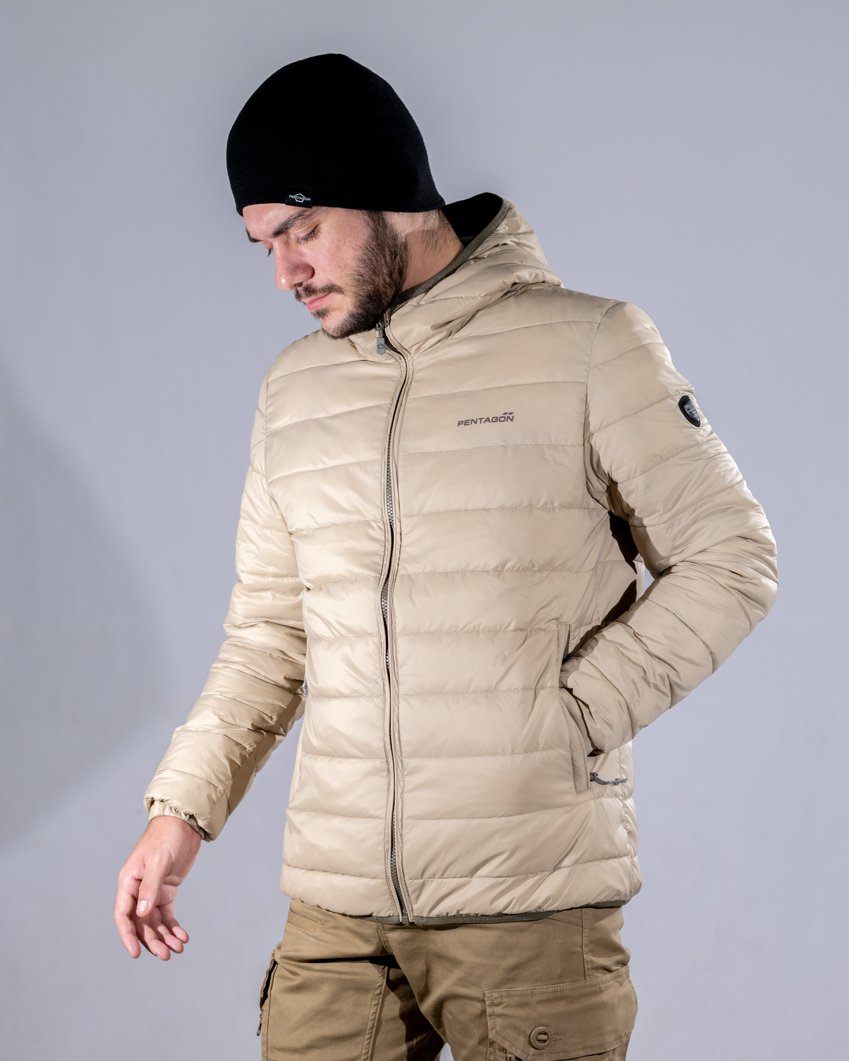 Aurora 2.0 Puffer Hooded Jacket Detail