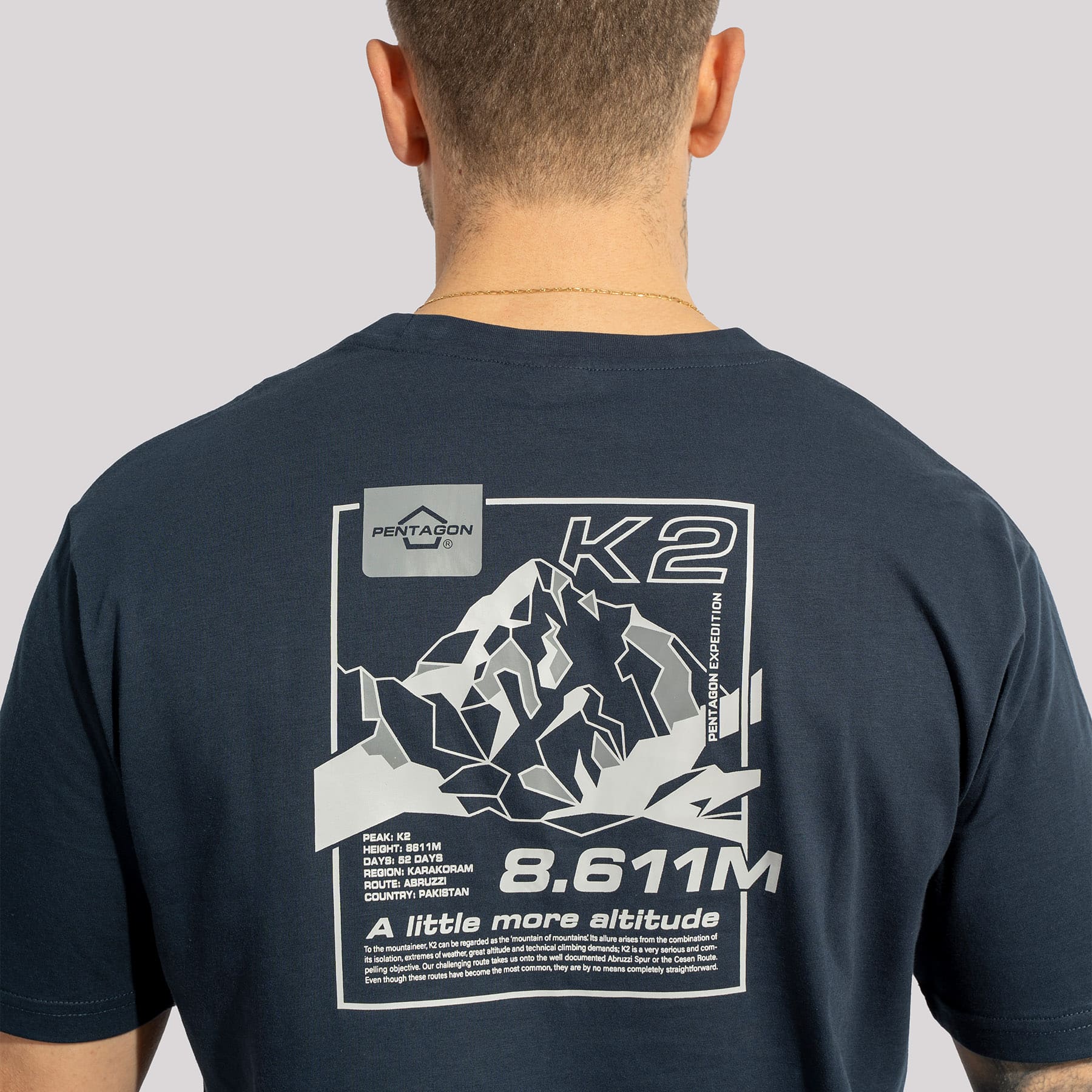 Ageron K2 Mountain T-Shirt Detail